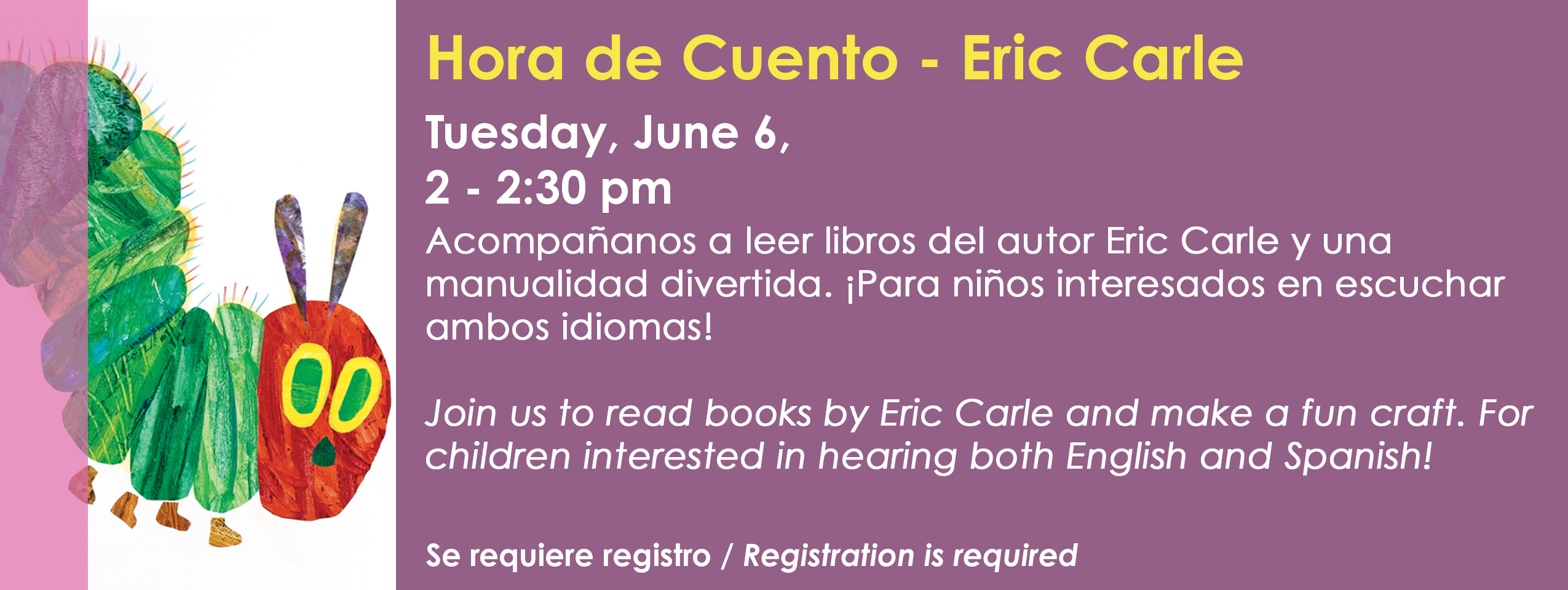 Hora de cuento June 6